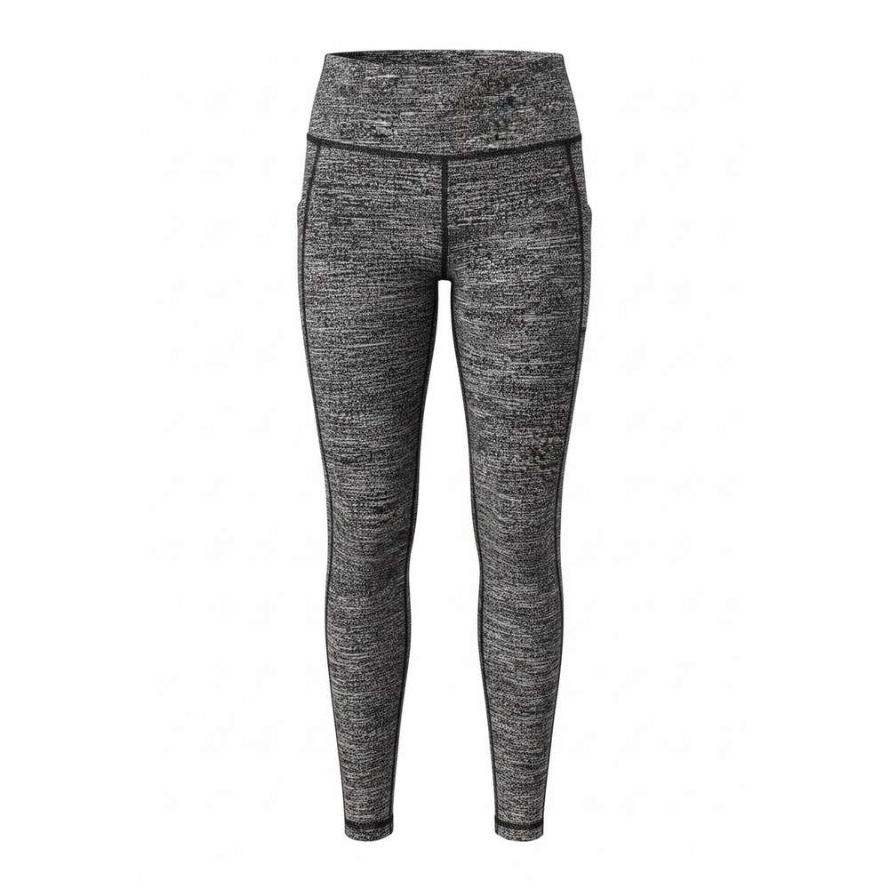 Lululemon Pace Perfect 7/8 Tight 25" Air Time White Black Mesh Leggings Size 6